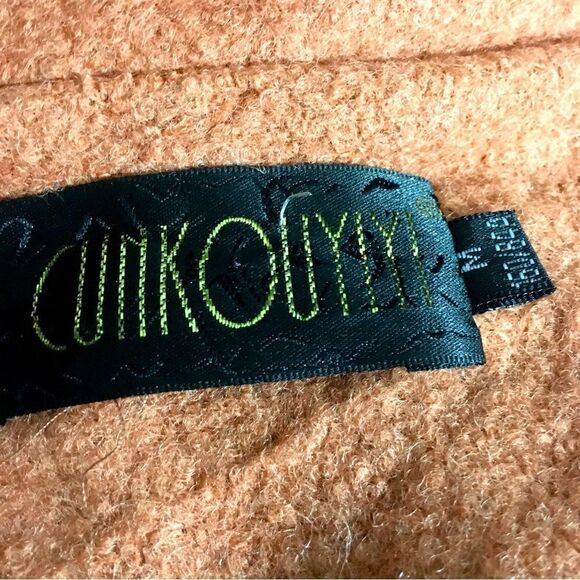 Cunkouyiyi Soft Orange Brick Coat Size M - Picture 16 of 16